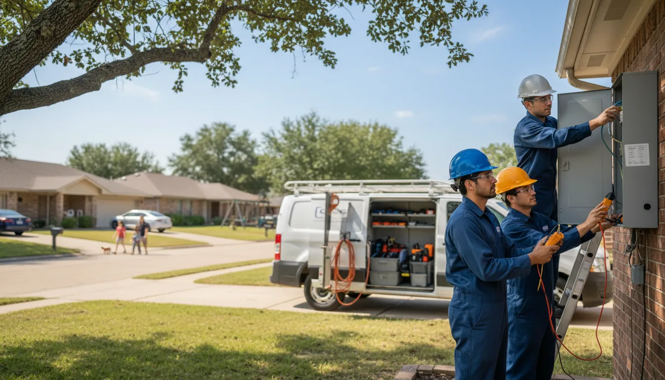 Certified electrician providing emergency electrical services in Saratoga, AR